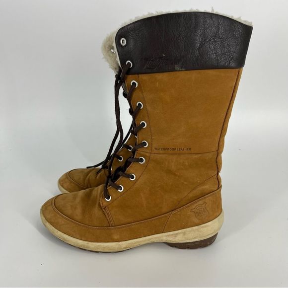 Helly Hansen Tan and Black Over the Knee Boots - Picture 1 of 9